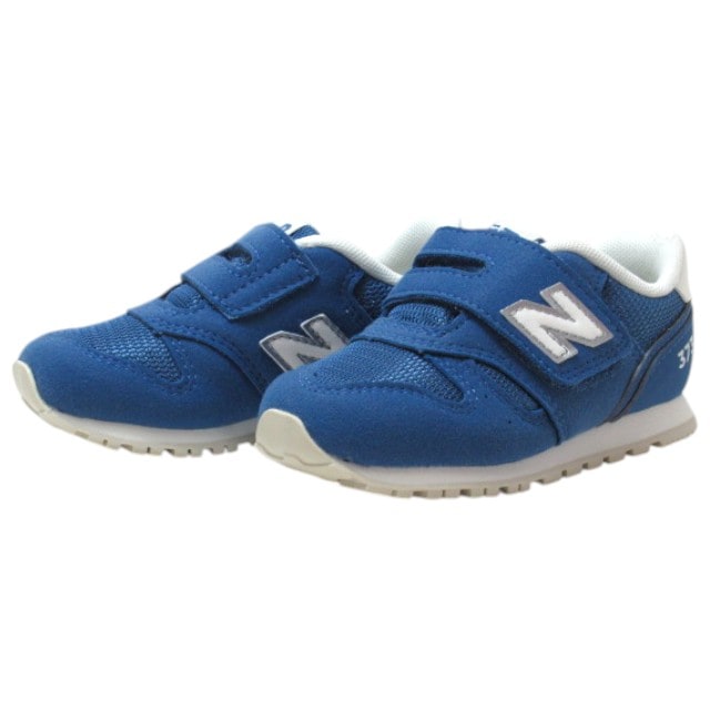 ニューバランス new balance IZ373 AQ2/BLUE ベルクロスニーカー ベビー キッズ 通園 靴