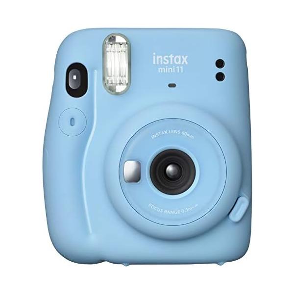 【中古】FUJIFILM インスタントカメラ チェキ instax mini 11 スカイブルー INS MINI 11 BLUE