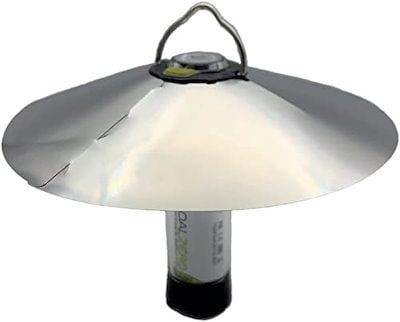 他サイト： ゴールゼロ シェード GOAL ZERO用 ランタンシェード アウトドア キャンプ ランタン フラットリフレクター クルっと式 (ゴールゼロ用) (銀色)の商品画像