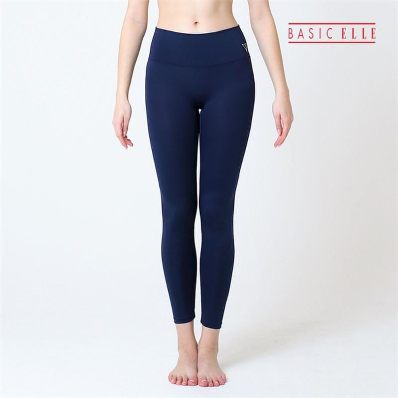 女性用ウォーターレギンス ネイビー 体型カバー ビーチウェア BEL T260N_P082128965