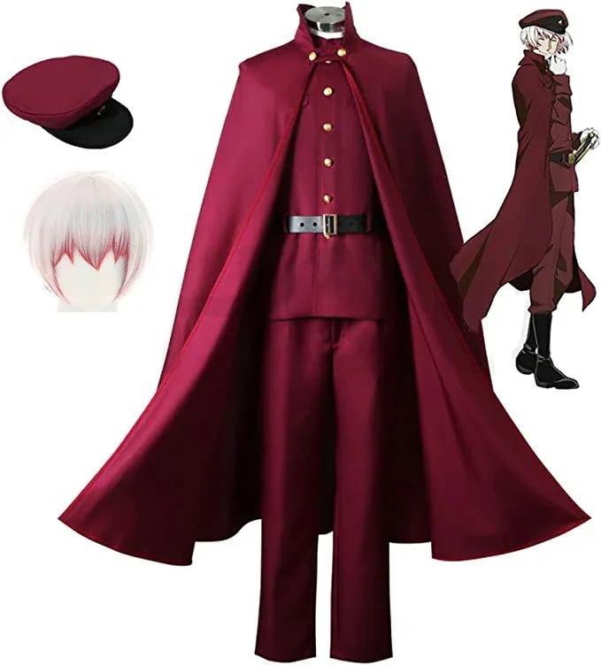 文豪ストレイドッグス 文スト コスプレ衣装　ゴーゴリ シグマ 福沢諭吉 江戸川乱歩 泉鏡花 太宰治 条野採菊 尾崎红叶 与謝野晶子 中島 敦 中原 中也 芥川龍之介 コスチューム 仮装変装制服