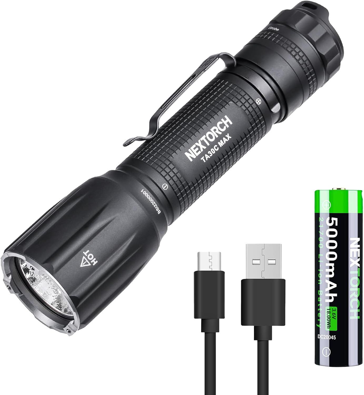 懐中電灯 高輝度 3000ルーメン タクティカルライト フラッシュライト 強力 四段階調光 IPX8防水 Type-C UBS充電式 軽量 防災 停電対策 護身用 アウトドア キャンプ 登山 夜釣り