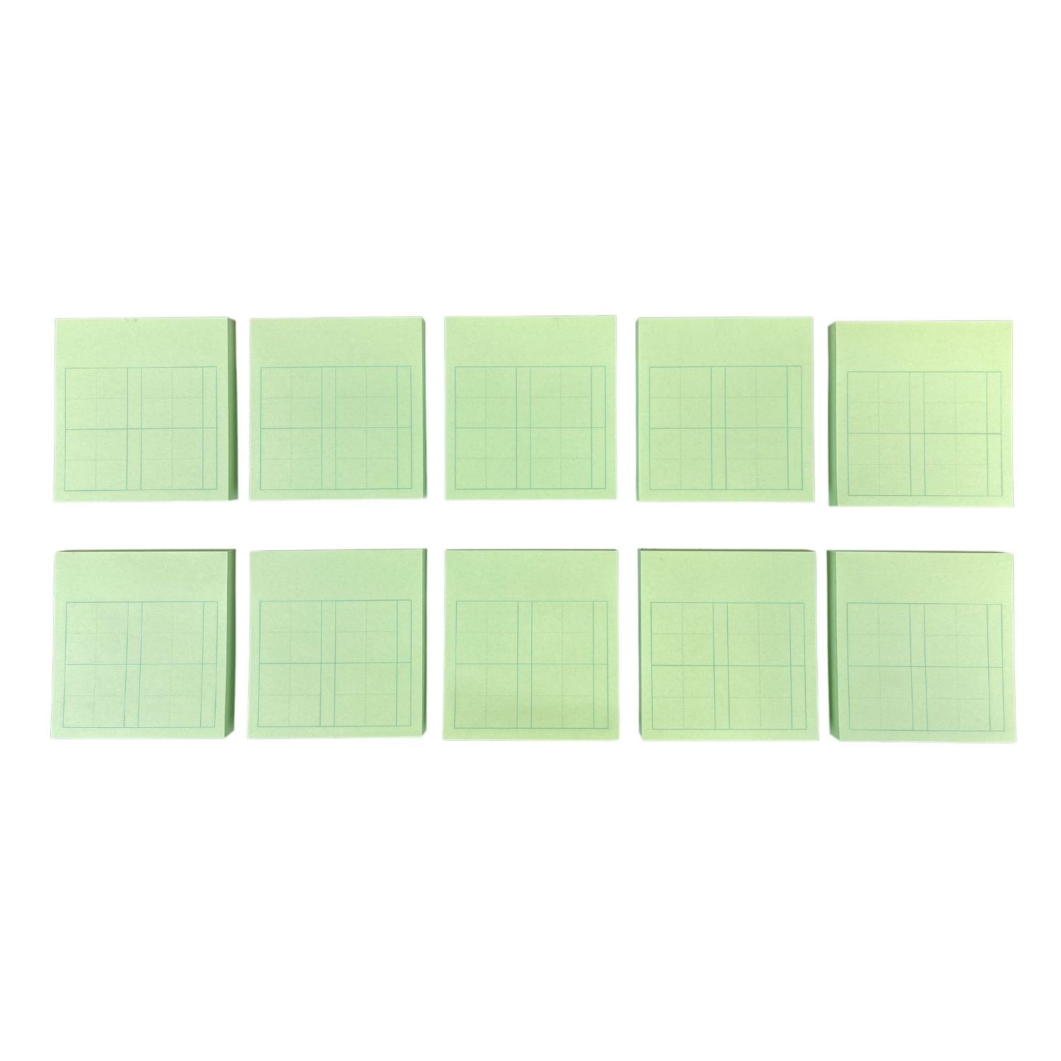 【公式販売店】マス目フセン Kaketa! 10冊セット マス目ふせん ＋teacher 漢字練習用付箋 ます マス ふせん フセン 漢字 復習 学習 練習 漢字ノート 漢字練習帳 筆写 書写 書き方