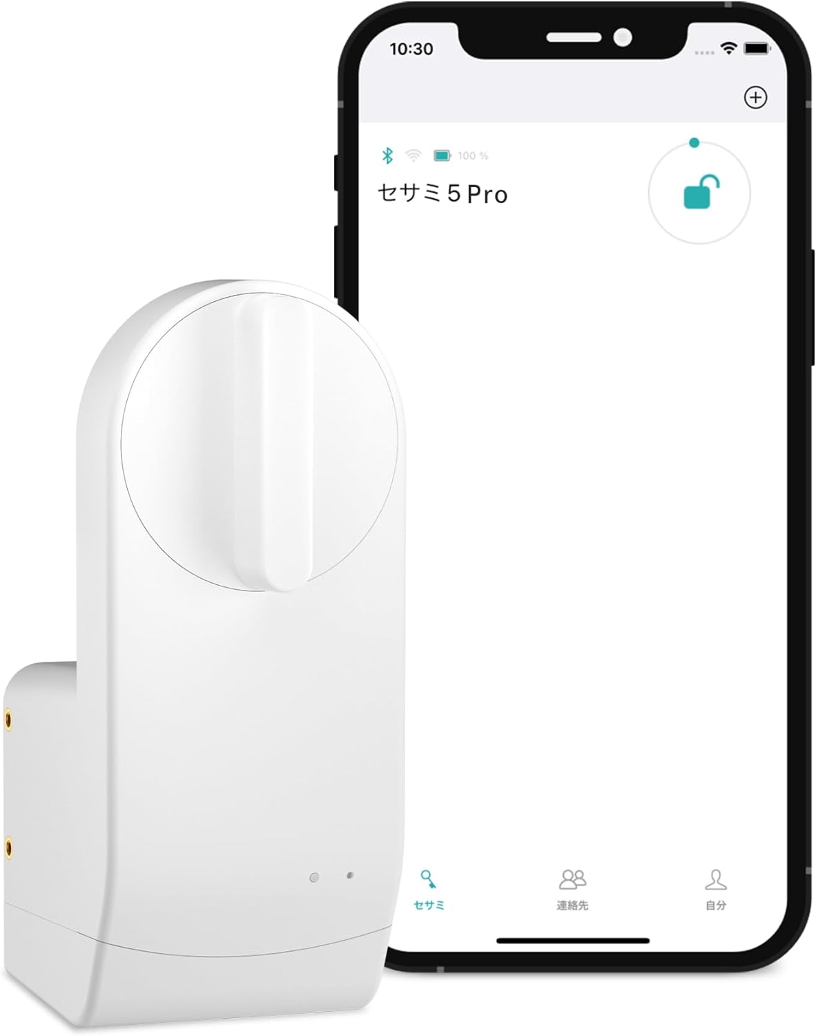 CANDY HOUSE キャンディハウス SESAME5PRO セサミ5プロ(ホワイト) オフィス 店舗 玄関 オートロック 高性能 鍵 スマホで操作 Alexa Google Home AppleW