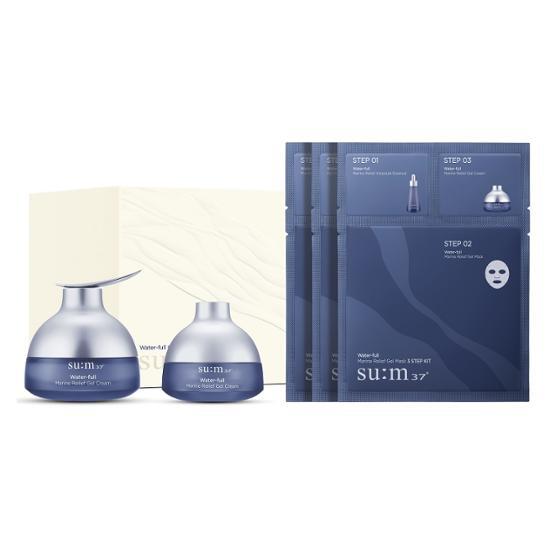 ウォータープル マリン リリーフ ジェルクリーム 大容量企画 (ジェルクリーム50ml+20ml+マスク3枚)