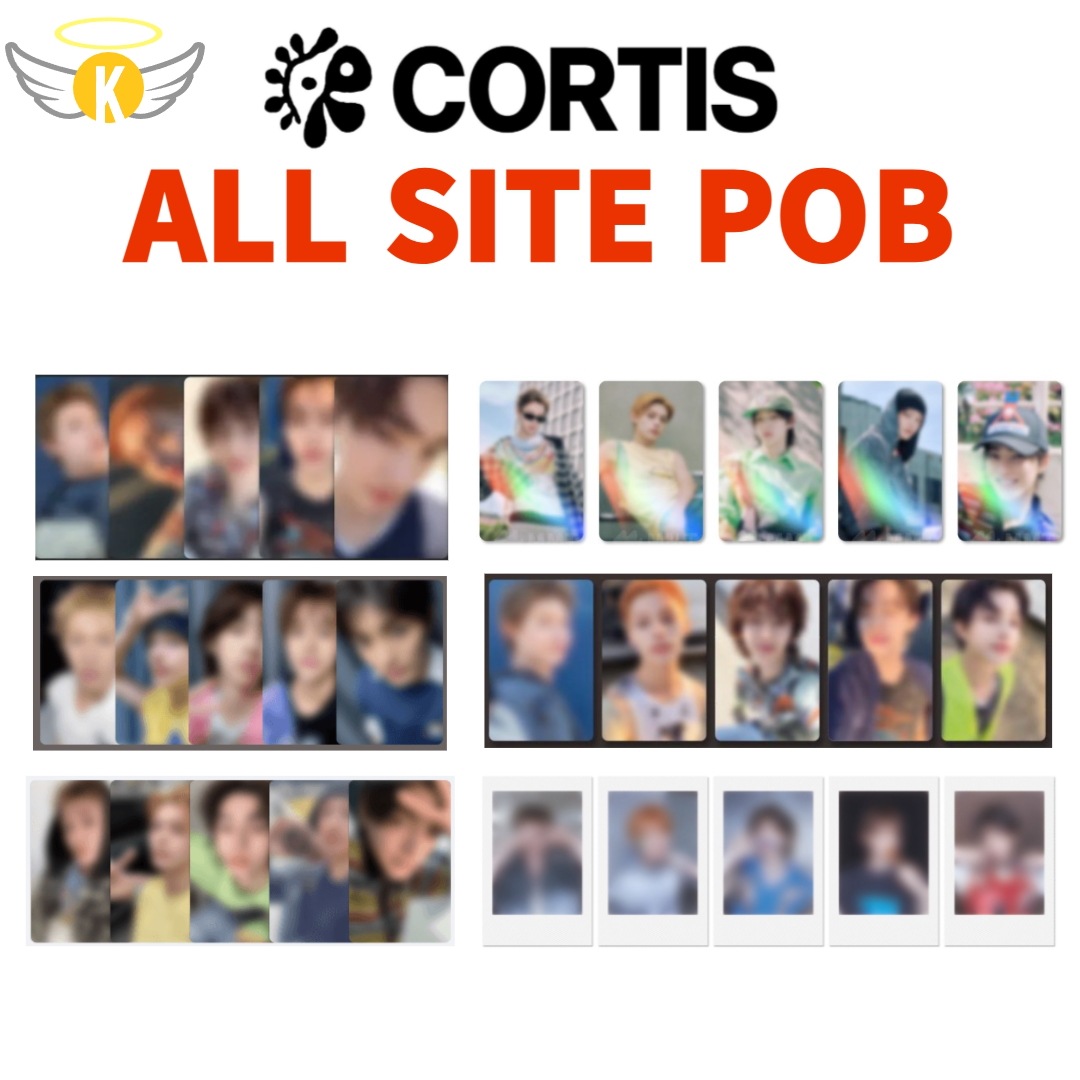 [ONLY 特典] CORTIS 公式 POB 特典 Phtoocard ALL SITE 5ea SET [COLOR OUTSIDE THE LINES]