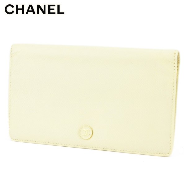 長財布 /ファスナー付き長財布 ココボタン ベージュ 中古 26,355円