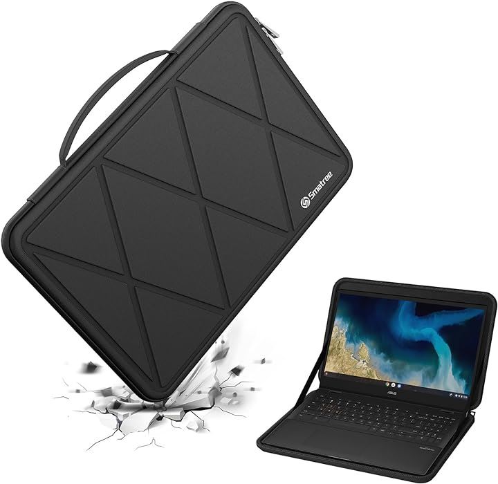 ハードEVA保護スリーブケース 15.6インチ ASUS Chromebook Flip CM5 CM5500 M85( Black, For ASUS 15.6インチ（M85）)