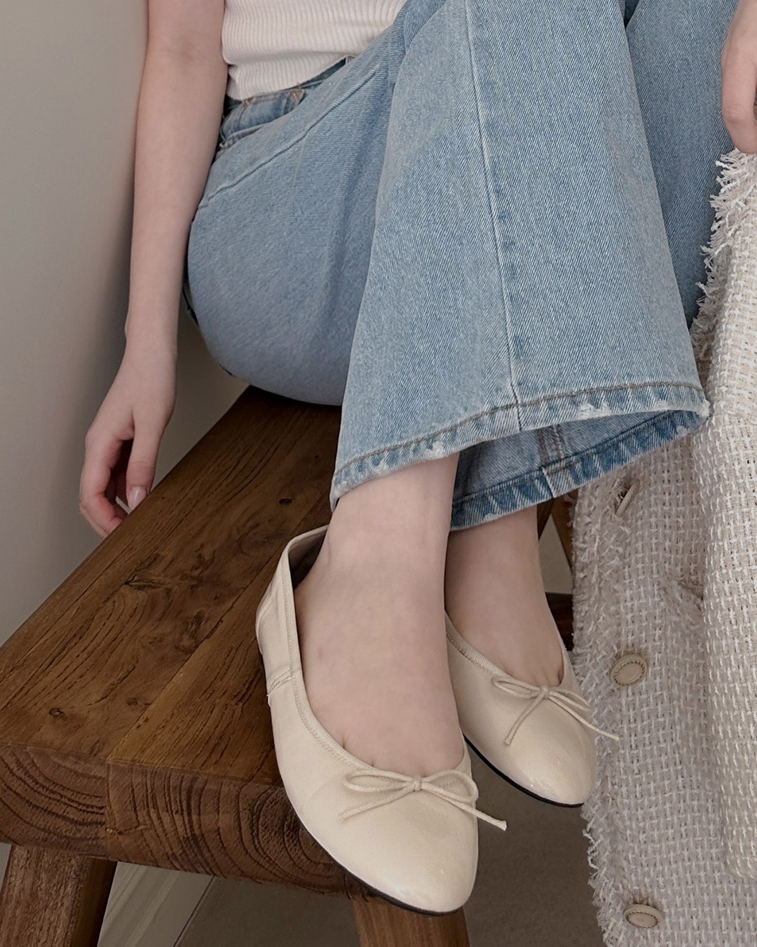 ボビーフラットシューズ韓国ファッション レディース