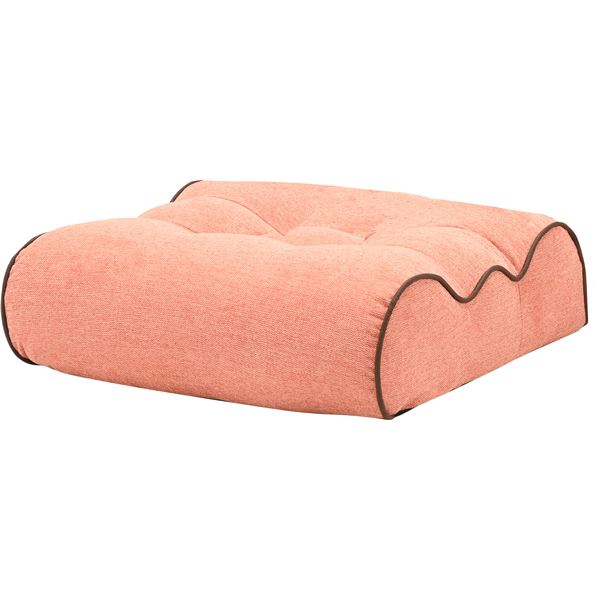 ソファみたいな座椅子 贅沢リビングコレクション ピグレット 3rd OTTOMAN COR コーラル