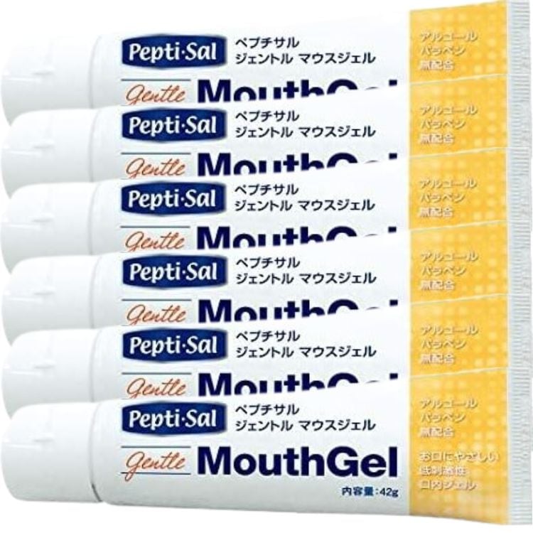 6個セット T&K ペプチサルジェントルマウスジェル 42g 低刺激 保湿 ペプチサル マウスジェル