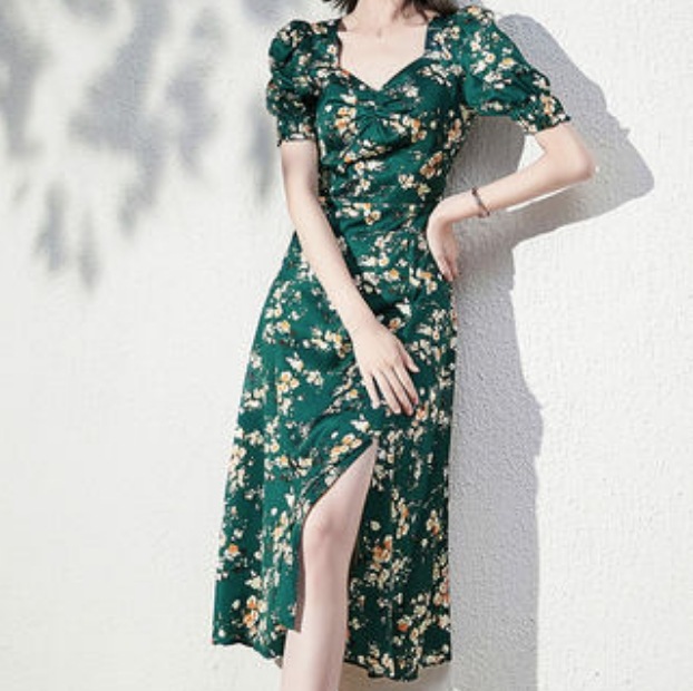 ワンピース デート ミモレ ミモレ丈 袖あり 半袖 かわいい 大人可愛い きれいめ シンプル カジュアル 大人 上品 おしゃれ お洒落 主役級 存在感 夏 10代 20代 30代 レディース 女性用