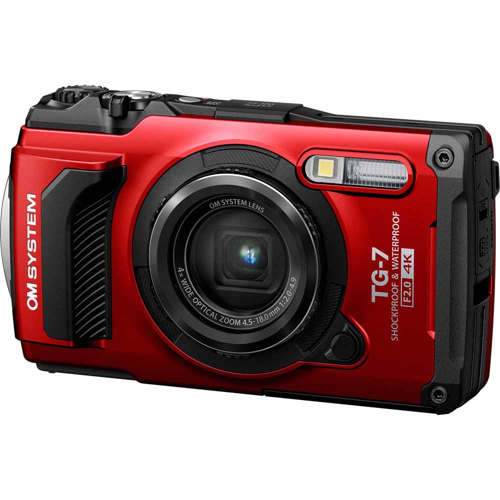 OM SYSTEM TG-7-RED デジタルカメラ「Tough TG-7」（レッド） TG7RED