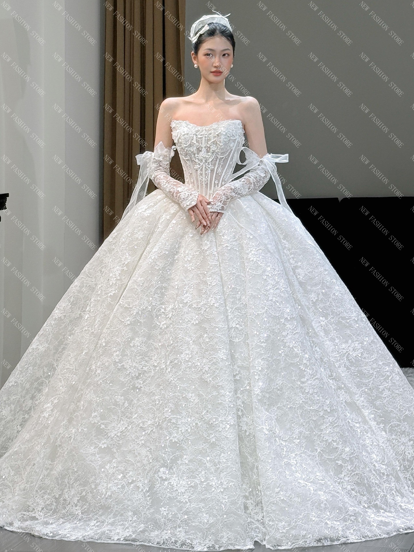 ウエディングドレス 白-59