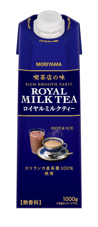 他サイト： MORIYAMA(モリヤマ) 守山乳業 喫茶店の味 ロイヤルミルクティー 1kg ×6本の商品画像