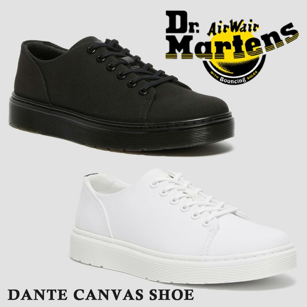 ドクターマーチン 国内正規販売代理店 Dr.Martens スニーカー DANTE ダンテ キャンバス レディース メンズ CANVAS シューズ 27411001 27421100