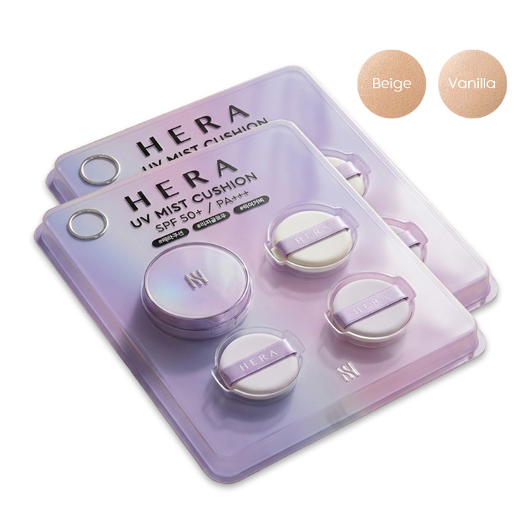 UVミストクッション [本品15g + レフィル15g + パフ2個] × 2セット