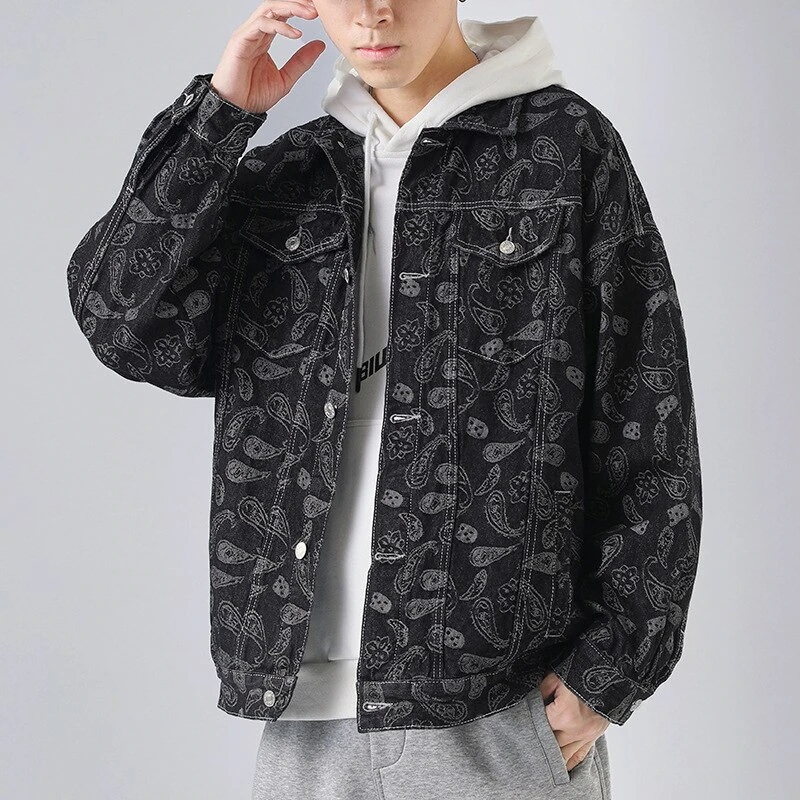 カップルアウターメンズトップスカーディガン韓国カジュアルファッション大きいサイズデニムジャケット2025新作春服