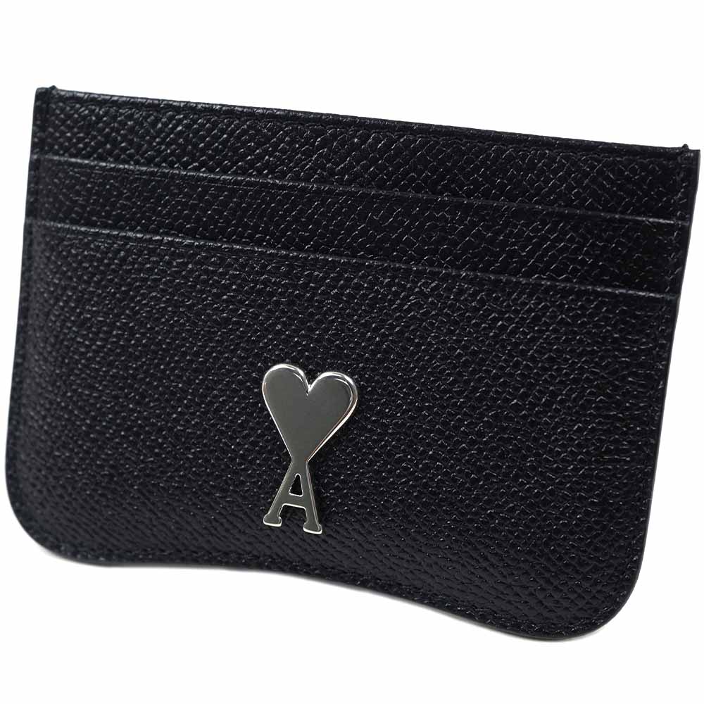 アミ アレクサンドル マテュッシ カードケース カードホルダー カード入れ レディース メンズ ブラック NOIR ami alexandre mattiussi USL104.AL0036 0014