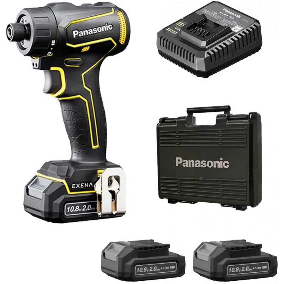 Panasonic パナソニック 電動工具 ドライバドリル 充電ドリルドライバー EZ1D32 ビットタイプ 10.8V 2.0Ah Lシリーズ レッド EZ1D32F10