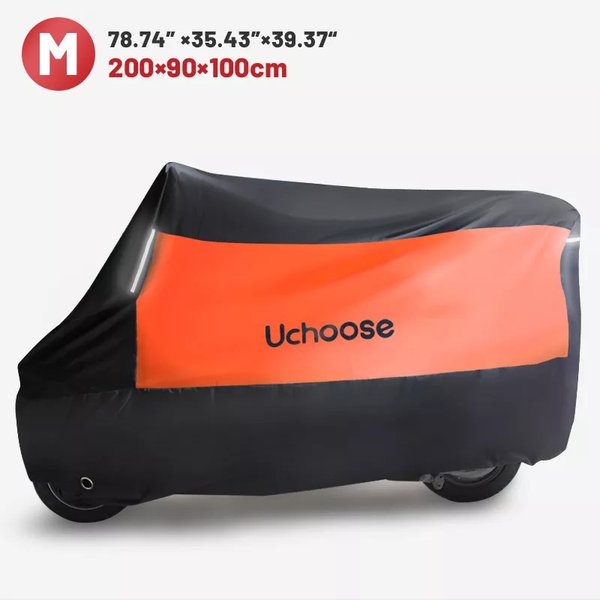 Uchoose-オートバイ 反射カバー 防雨 スクーター 日焼け止め 防塵 防雪 コレクション190t