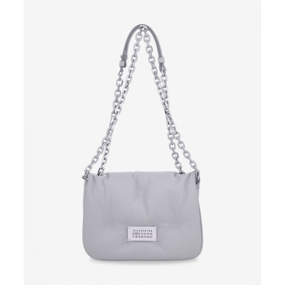 MAISON MARGIELA スモールグラムスラムフラップショルダーバッグ-グレイシャー/SB1WG0019P4300T8058