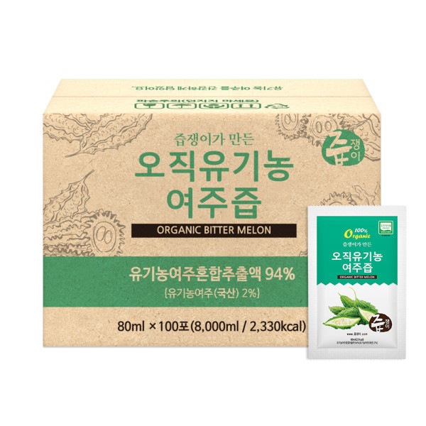 汁気 有機栽培 驪州汁 100包 節約構成