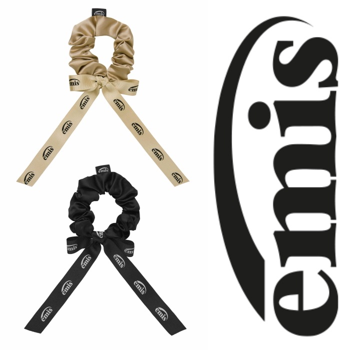 【EMIS】 SATIN RIBBON SCRUNCHIE