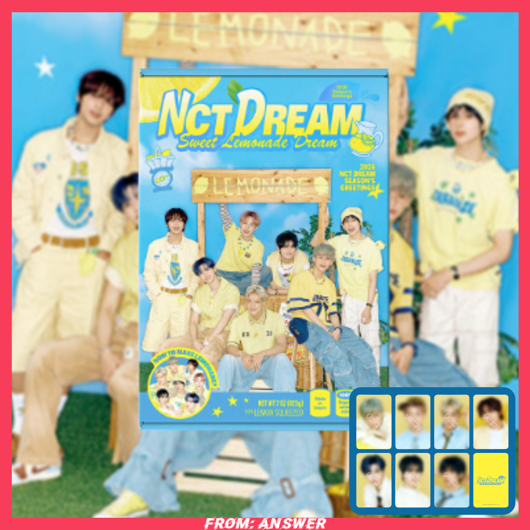 [NCTグッズ] NCT DREAM 2026シーズングリーティング + 特典フォトカード 7枚セット 付き