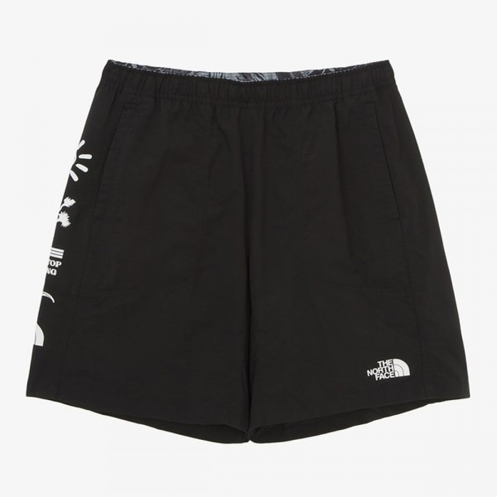 ノースフェイス メンズ エバーグリーン ショーツ BLACK NS6NR09A