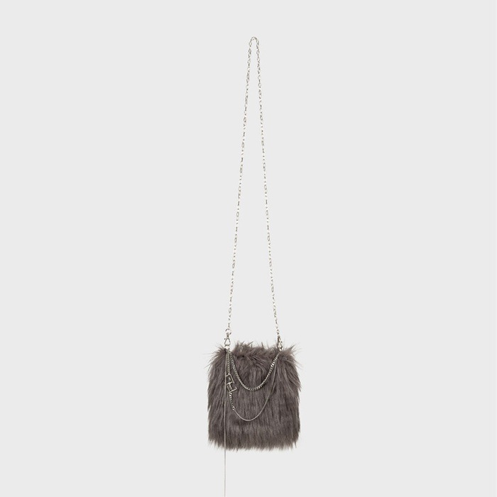 【LOW CLASSIC】 FUR MINI BAG : 2COLOR