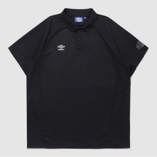 長袖Tシャツ TQT UQ121STS21-BLK PTR プレマッチ スモールロゴ ポロシャツ/BLACK