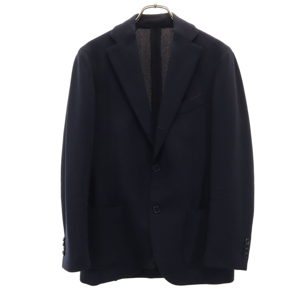 イタリア製 テーラードジャケット 44 ネイビー アンコン メンズ 古着