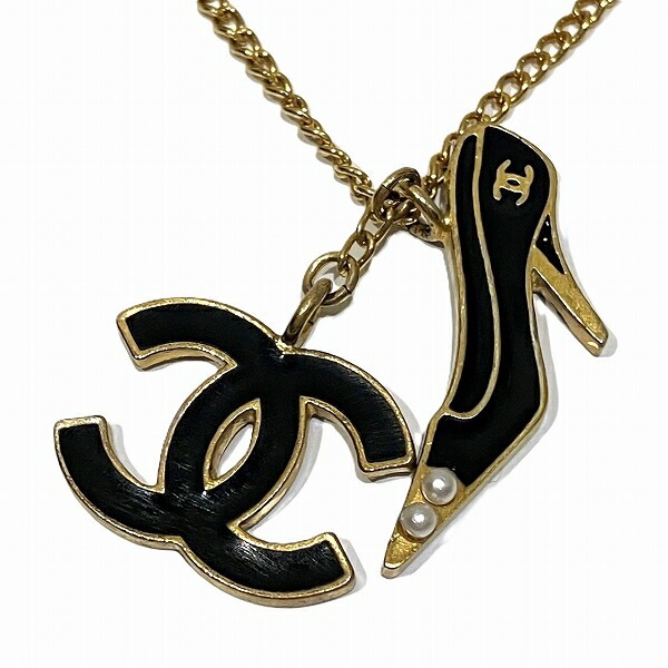 シャネル ココマーク パンプスモチーフ ブランド小物 ネックレス 【中古】
