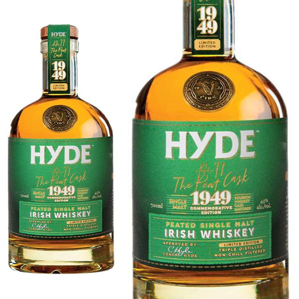 【正規品】ハイド No.11 ザ ピート カスク ピーテッド シングル モルト アイリッシュ ウイスキー 700ml 43%HYDE No.11 THE PEAT CASK PEATED SI 4,798円
