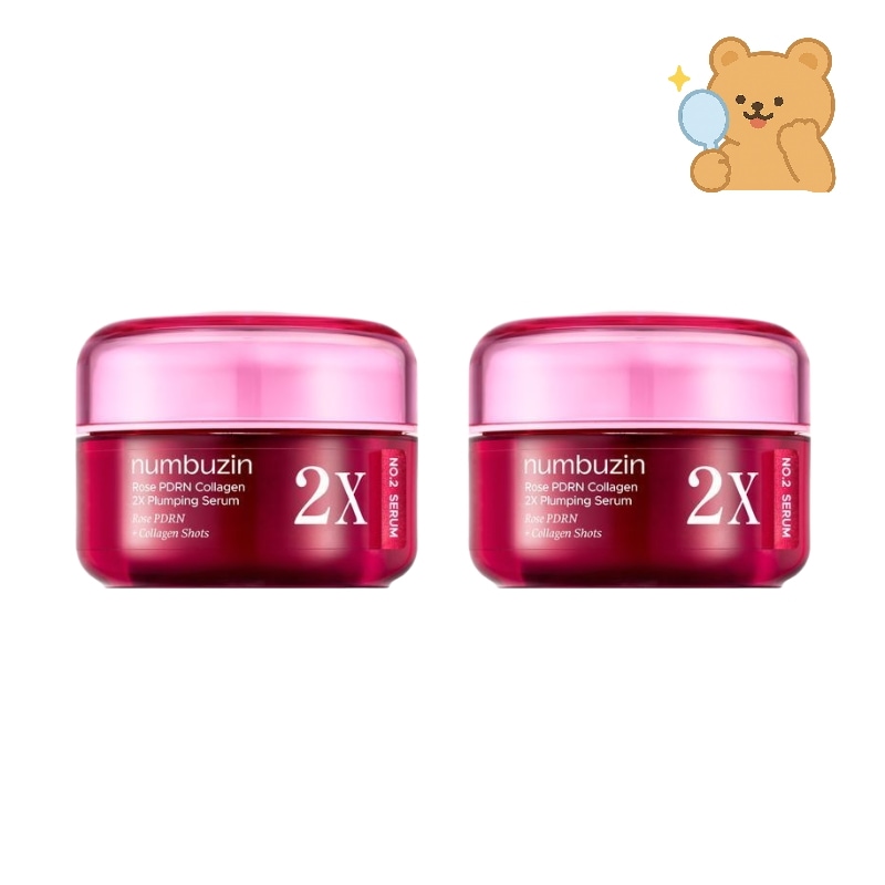 2番ローズPDRNコラーゲンフランピングセラムトゥエックス30ml+30ml