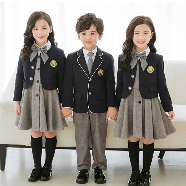 韓国風 子供制服 幼稚園 小学生 女の子 男の子 5点セット ワンピース リボン ネクタイ 長袖 キッズ スーツ 子供スーツ 可愛い 子供服 スーツ 入学式 入園 卒業式 七五三 受験 結婚式 発表 6,540円