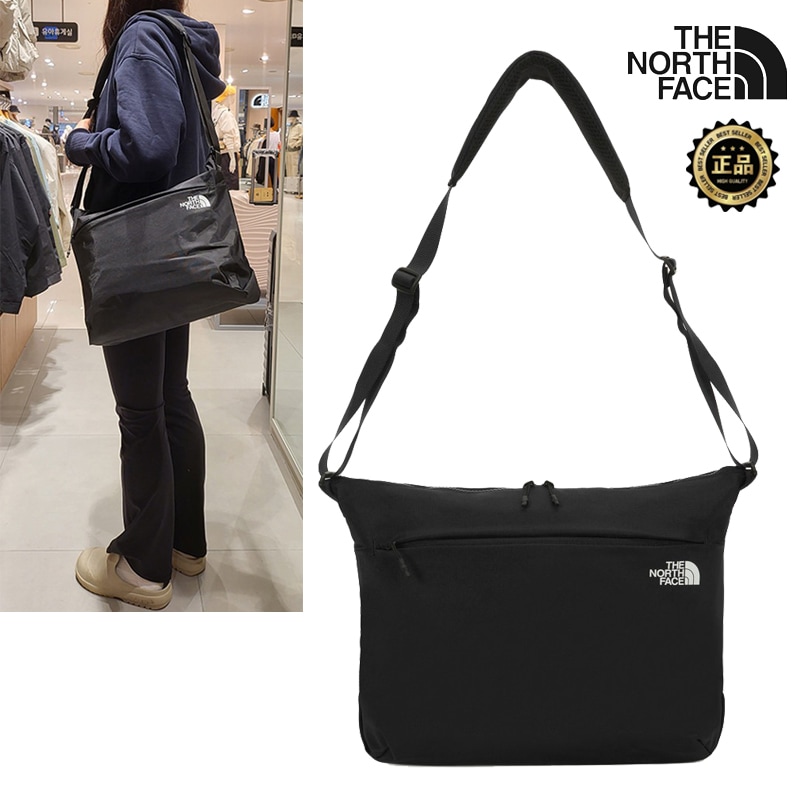 NN2PS11A SP CROSS BAG L 26SS ポーチ サコッシュ A4収納 PC収納 大容量 軽量 斜めがけ フロントポケット 旅行 アウトドア コーデ提案 Tシャツ デニム 帽子