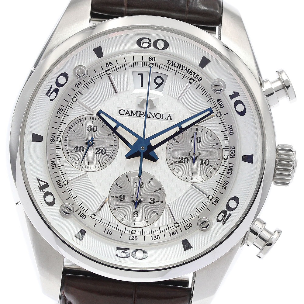 シチズン CITIZEN NZ1001-09A/Y150-T022103 カンパノラ メカニカル クロノグラフ デイト 自動巻き メンズ 良品 _931056【中古】