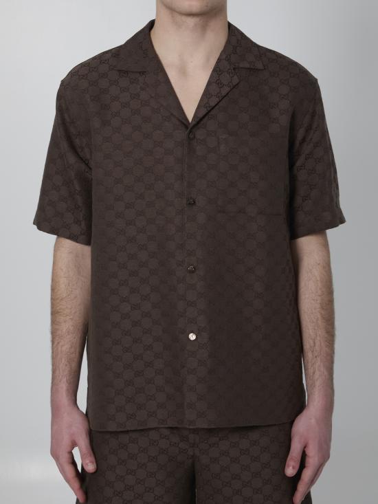 GUCCI Men Long Tops 794907 BROWN