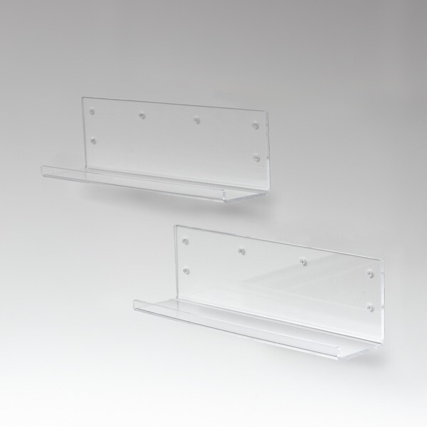23409 アクリリックウォールシェルフ W60深型2個組 メーカー直送