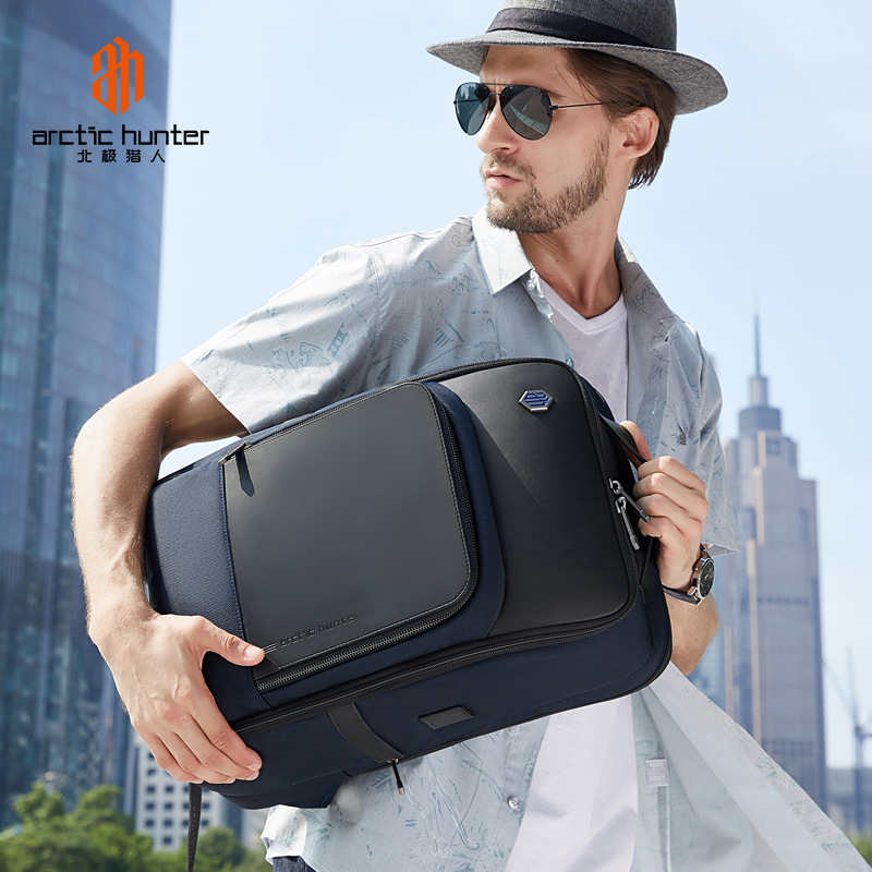 リュック メンズ ビジネスリュック 20-35L USB充電ポート付き マチ拡張 18インチ PC