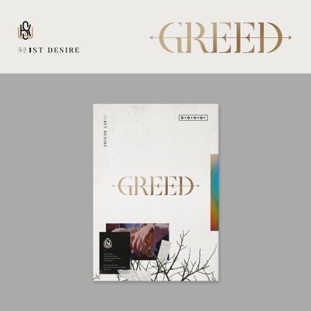 (未開封新品) キム・ウソク - 1ST DESIRE [GREED] (W Ver.) [プリオーダーフィルムフォト贈呈]