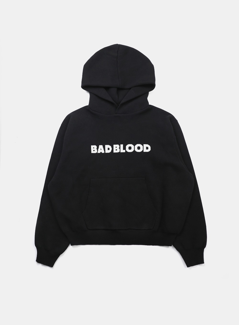 【BADBLOOD】 HEAVYWEIGHT HOODED SWEATER : BLACK 12,600円