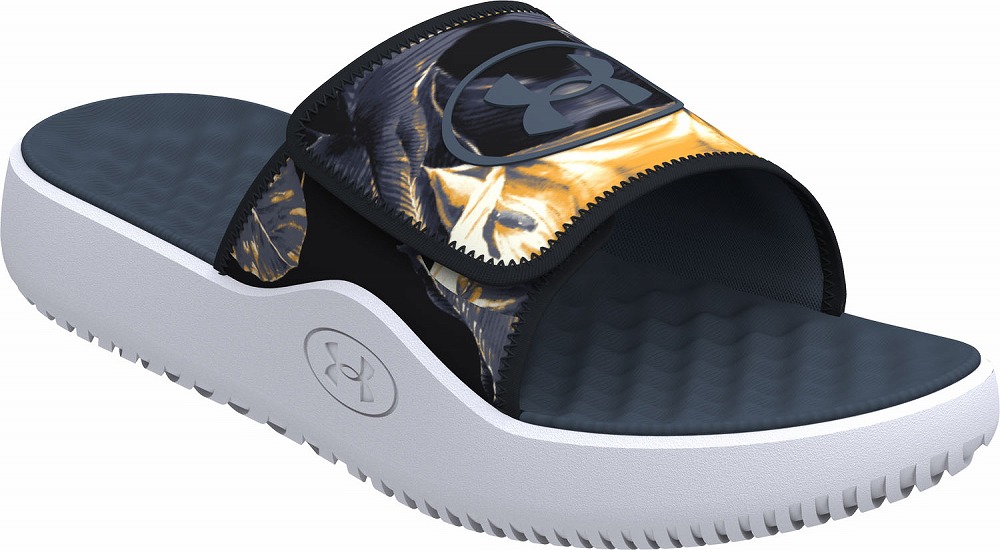 アンダーアーマー DOM-6003648-001-26.0 メンズ サンダル UAイグナイトプロ8 グラフィック スライド（Black/Downpour Gray/Downpour Gray・サイズ：