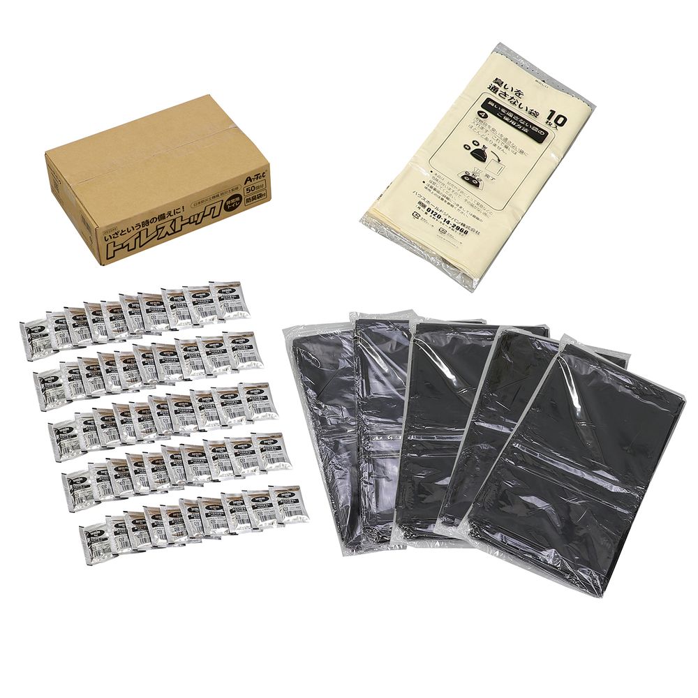 （まとめ買い）トイレストック 消臭袋付50回分 52244 [x3セット] 12,870円