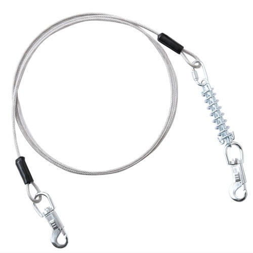 ストロングワイヤー400ｃm 係留用ケーブル 鎖 係留 ステンレス 大型犬 短毛 長毛 35kg 超