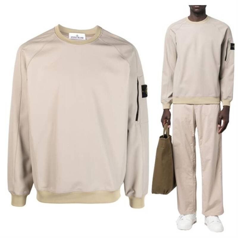 ストーンアイランド ワッペン入りナイロンTシャツ 781560653 V0092
