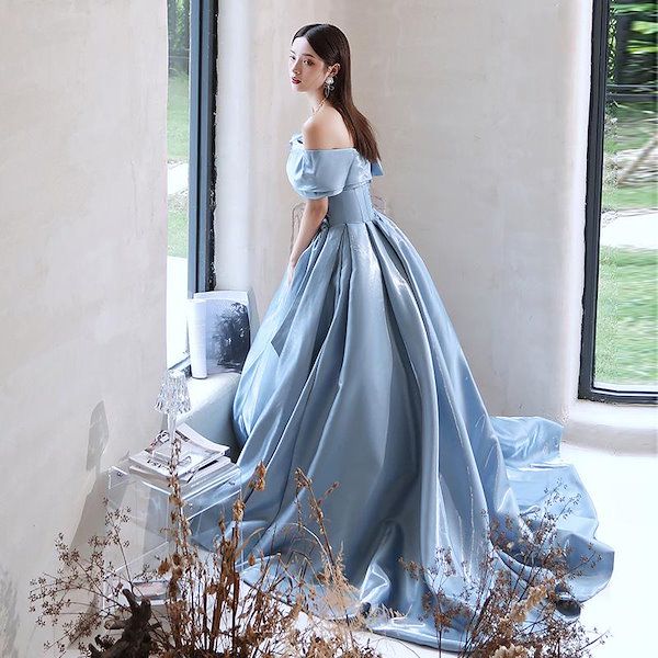 DEA.byROBEdeFLEURS ロングドレス(ブルー) DEA.byROBEdeFLEURS ロングドレス(ブルー)