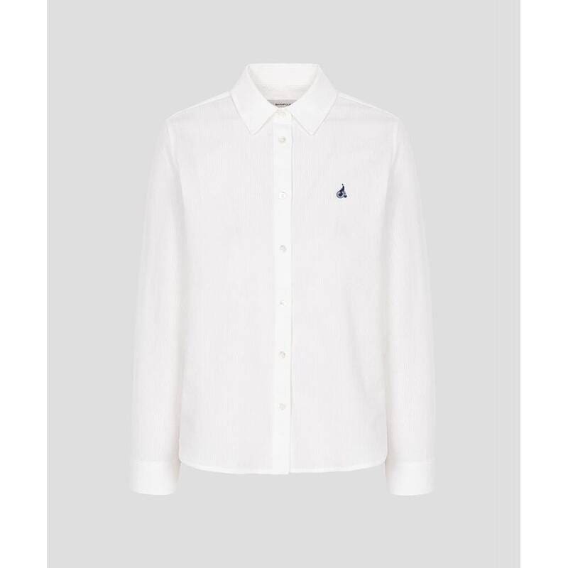 BEANPOLE LADIES シーサーカー スリムショートシャツ ホワイト (BF6464C111) BF6464C111 377278